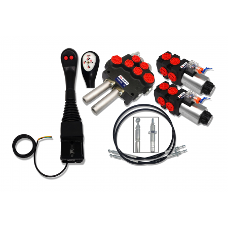 ROZDZIELACZ 4SEK 80L JOYSTICK DZIELNIK TUR ZATRZASK LINKI 1000mm